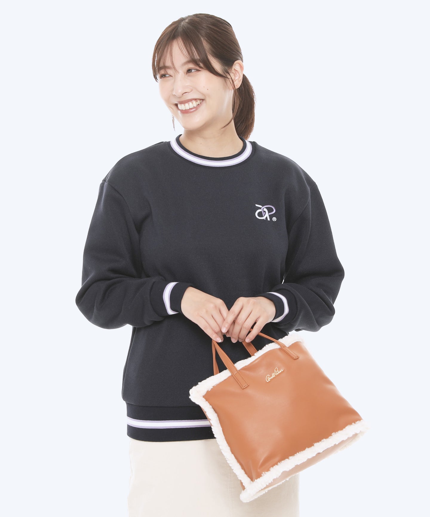 Arnold Palmer 【残り2点】フェイクムートン リバーシブルトート